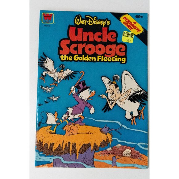 Walt Disneys Uncle Scrooge The Golden Fleecing Comic Book 1966 Whitman 11355 Vin - Picture 1 of 13
